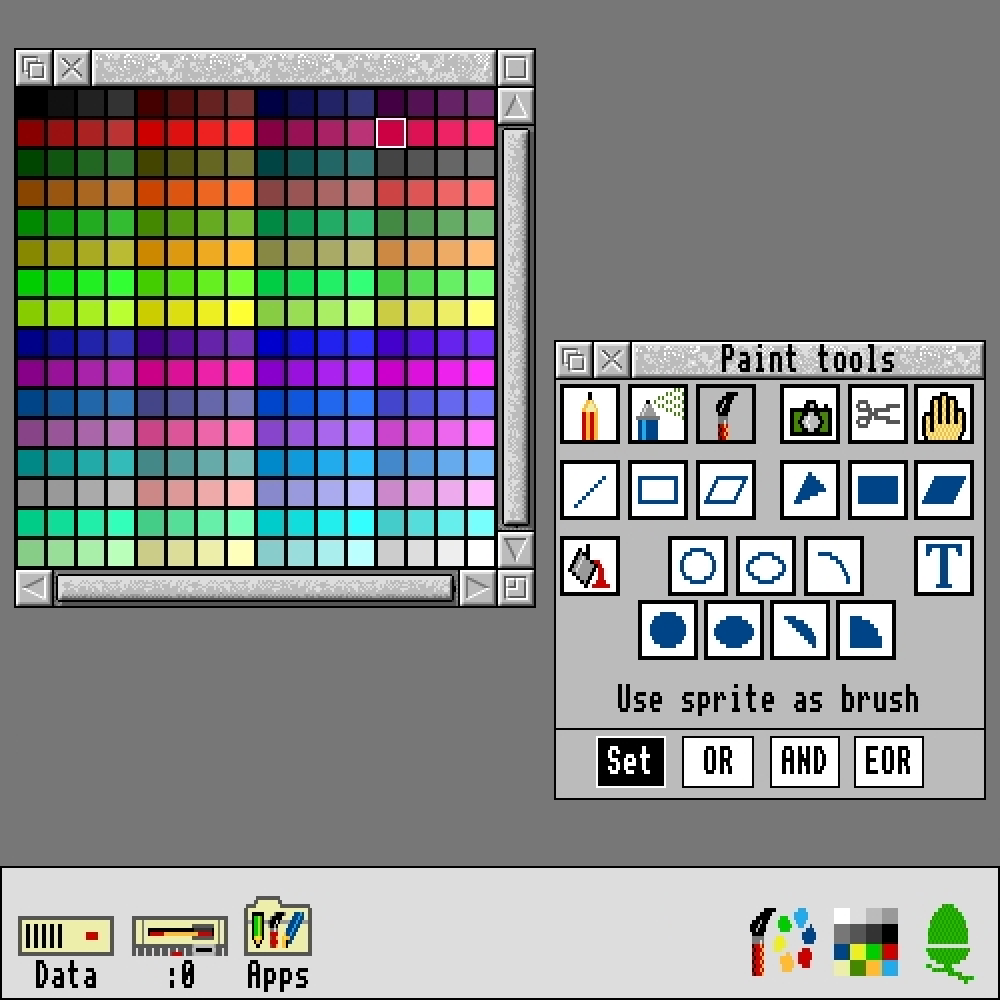 A raster file from an old Acorn Archimedes computer