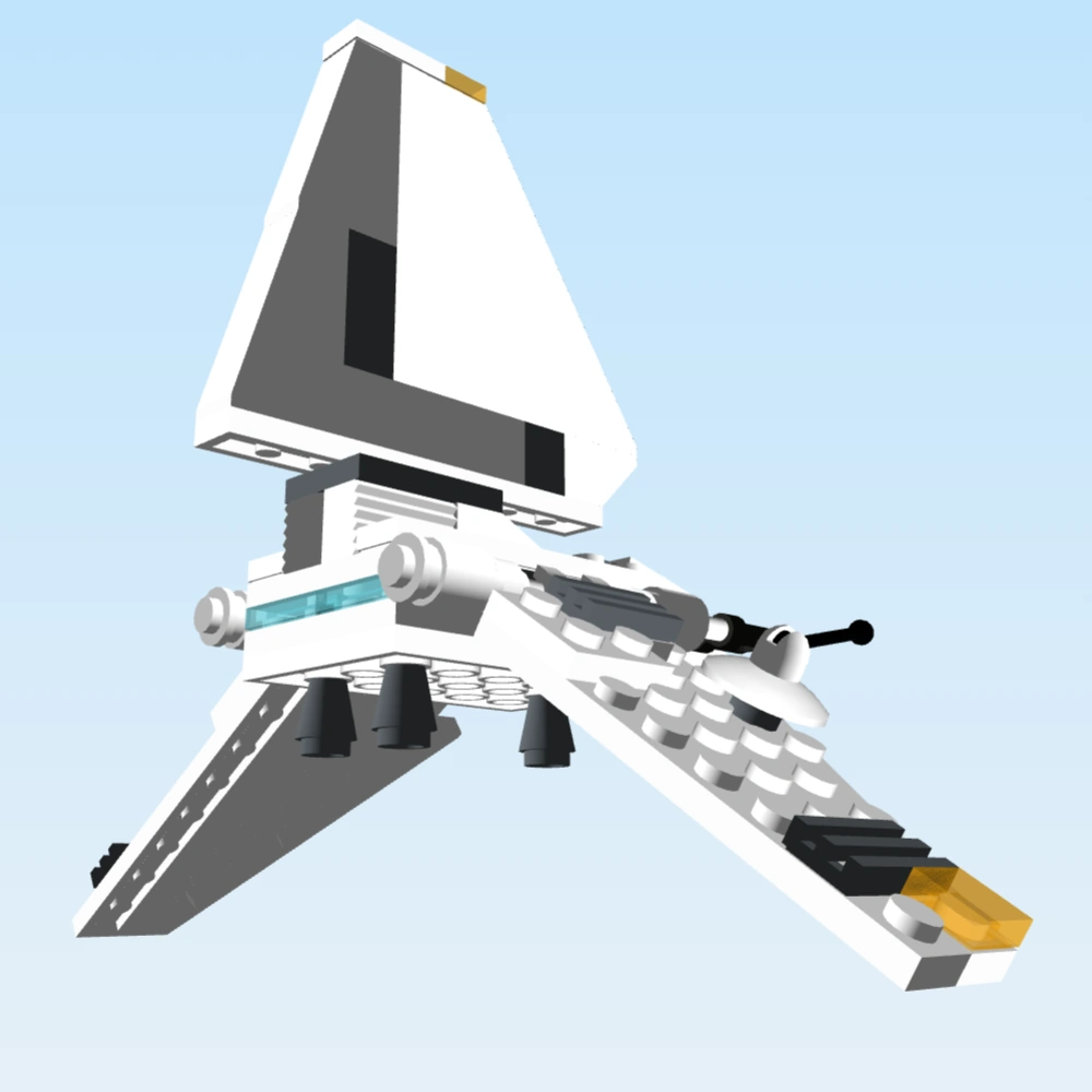 Modello 3D dell'aereo Lego