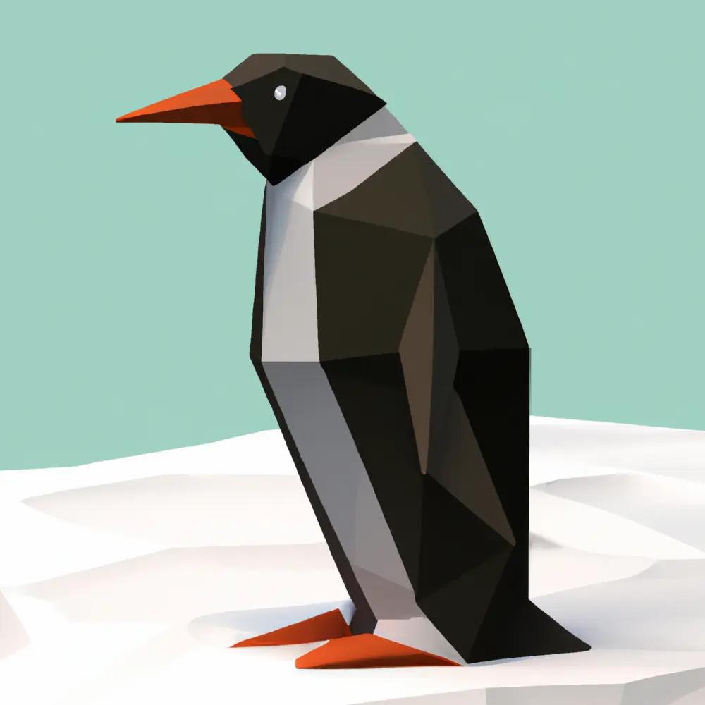 modelo pingüino