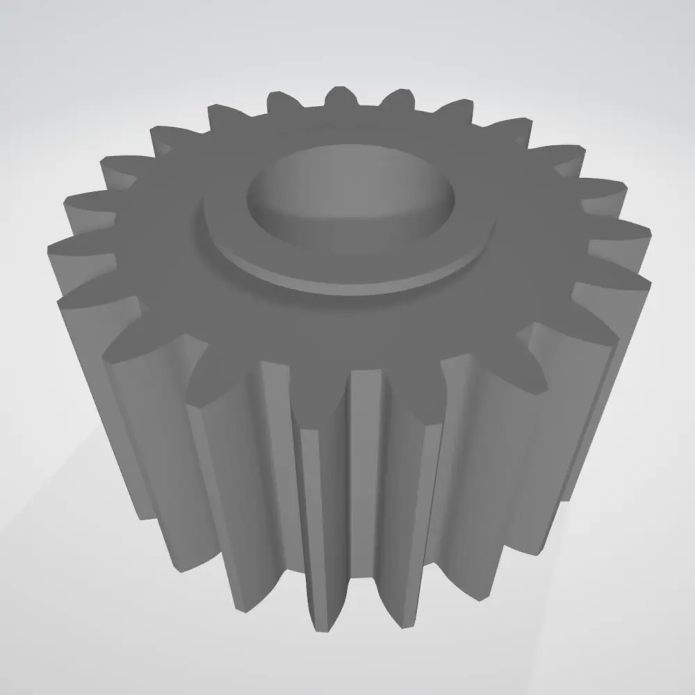 A small cog in the OBJ format