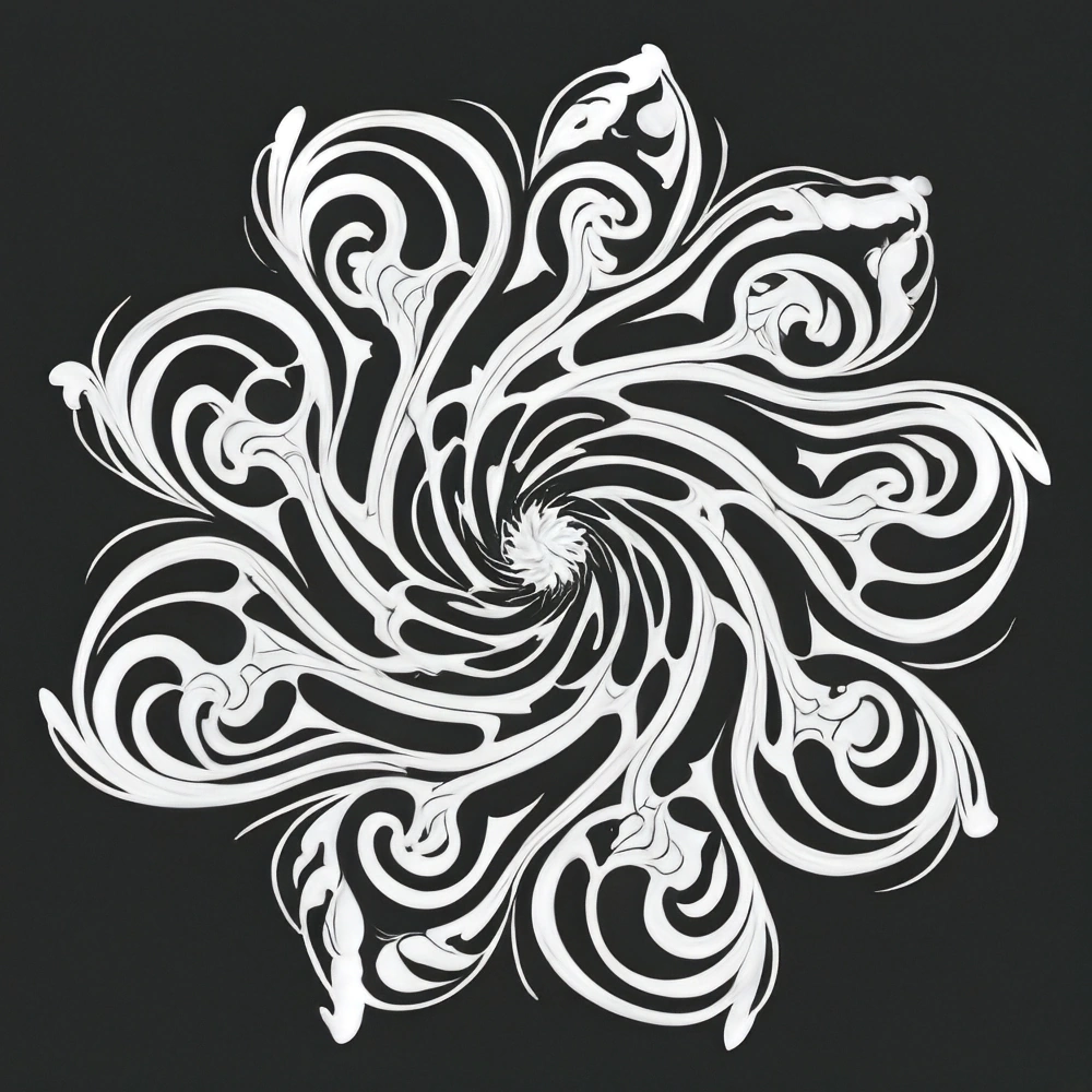 A swirl pattern