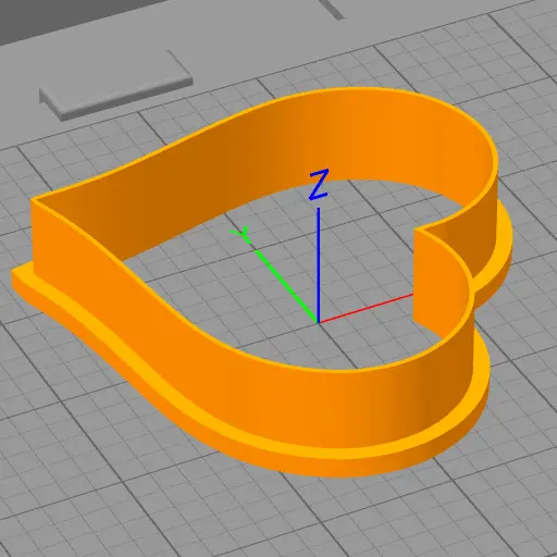 3D-Druck eines herzförmigen Ausstechers für den Valentinstag