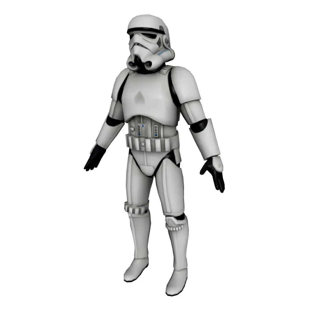 En Storm Trooper 3D-modell